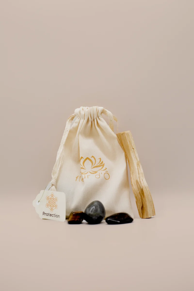 Pochon intention - Protection - Fleur d'Ô