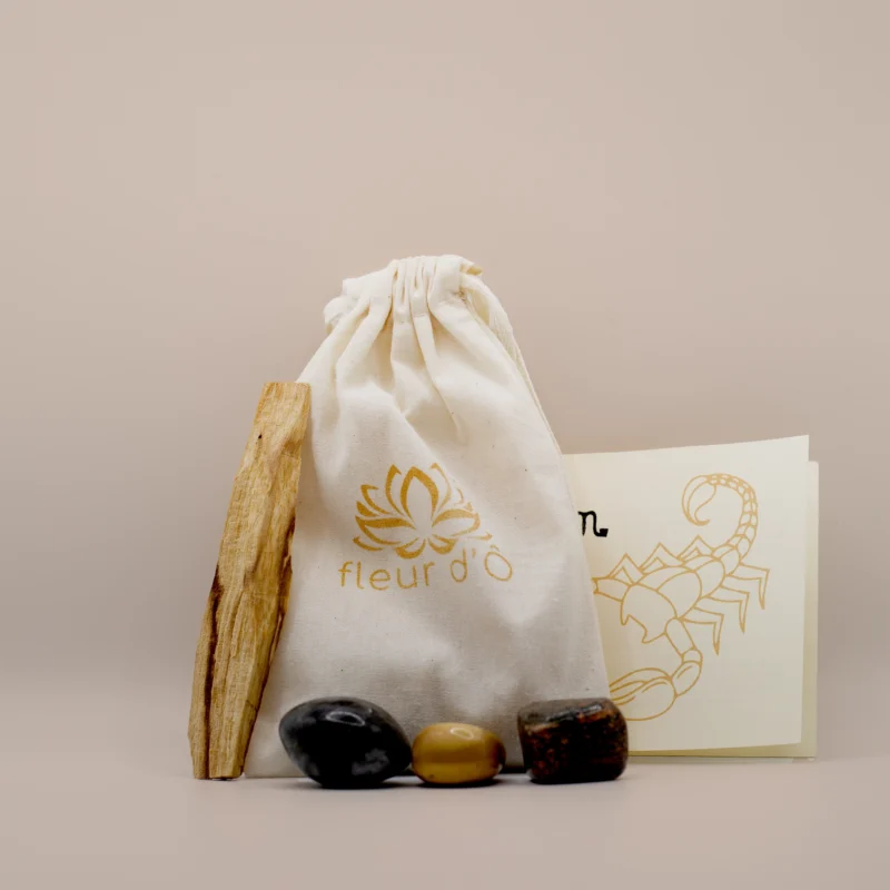 Pochon Astro - Scorpion - Fleur d'Ô