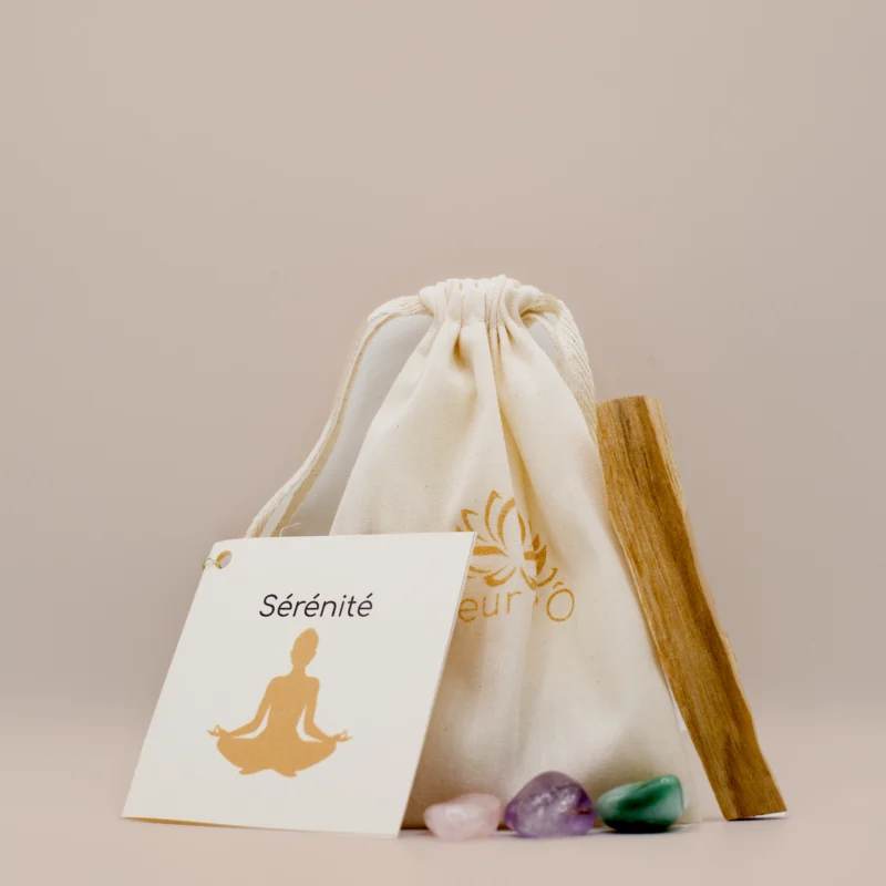 Pochon Intention - Sérénité - Fleur d'Ô